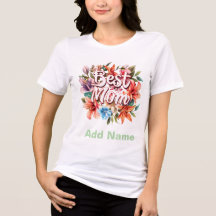 Meilleur Cadeau Floral Maman - Cadeau Personnalisé
