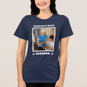 T-shirt En Tri-matière Meilleur grand-mère du monde amusant photo personn