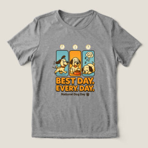 T-shirt En Tri-matière Meilleur Jour Tous Les Jours - Fundy National Dog 