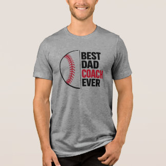 T-shirt En Tri-matière Meilleur Papa, Entraîneur de tous les jours de la