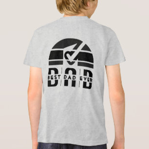 T-shirt En Tri-matière Meilleur Papa Ever : L'Homme, Le Mythe, La Légende