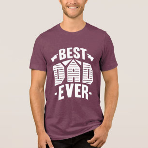 T-shirt En Tri-matière Meilleur Papa Jamais Drôle Fête des pères Mens Tsh