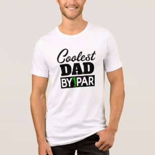 T-shirt En Tri-matière Meilleur papa par Par Shirt - Funny Golf Pun Tee