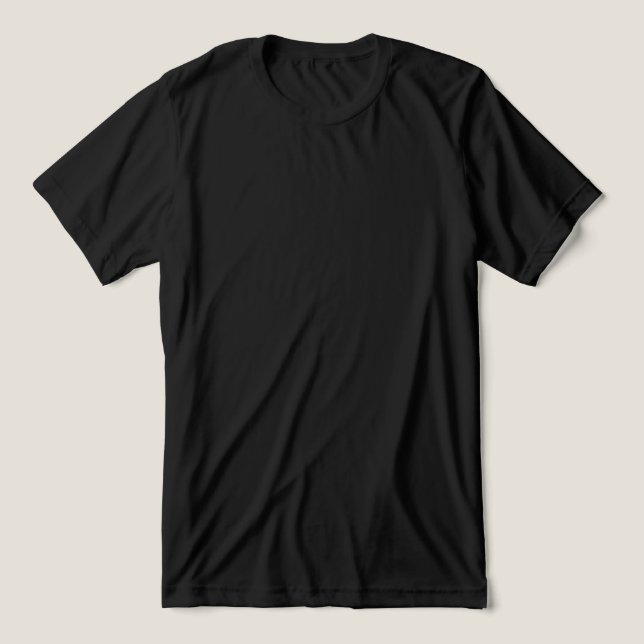 T-shirt En Tri-matière Meilleur tee-shirt noir vierge pour impression per (Design Recto)