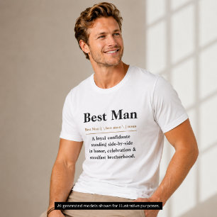 T-shirt En Tri-matière Meilleur Témoin Définition Mariage   