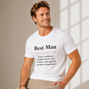 T-shirt En Tri-matière Meilleur Témoin Définition Mariage