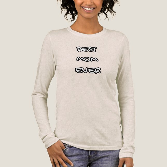 T-shirt En Tri-matière meilleure maman ever (Recto)