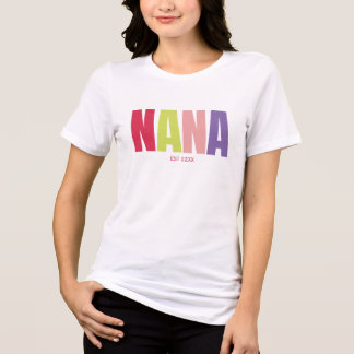 T-shirt En Tri-matière Mémé minimaliste coloré EST grand-mère