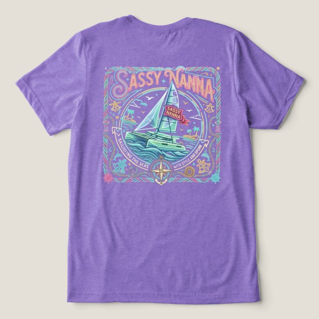 T-shirt En Tri-matière Mémé Sassy (Design Verso)