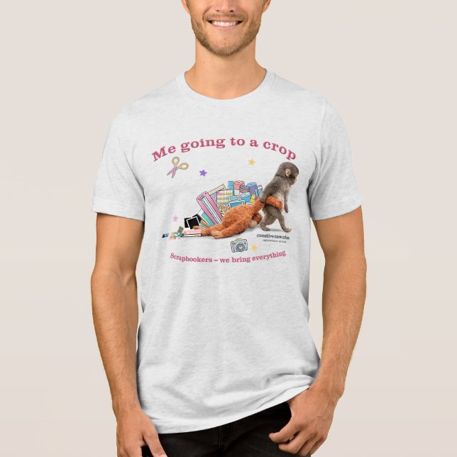 T-shirt En Tri-matière Men's Bella Canvas Punch Monkey Shirt (Recto)