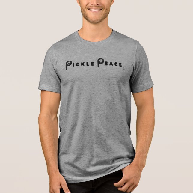 T-shirt En Tri-matière Mens Plain Pickle Peace (Recto)