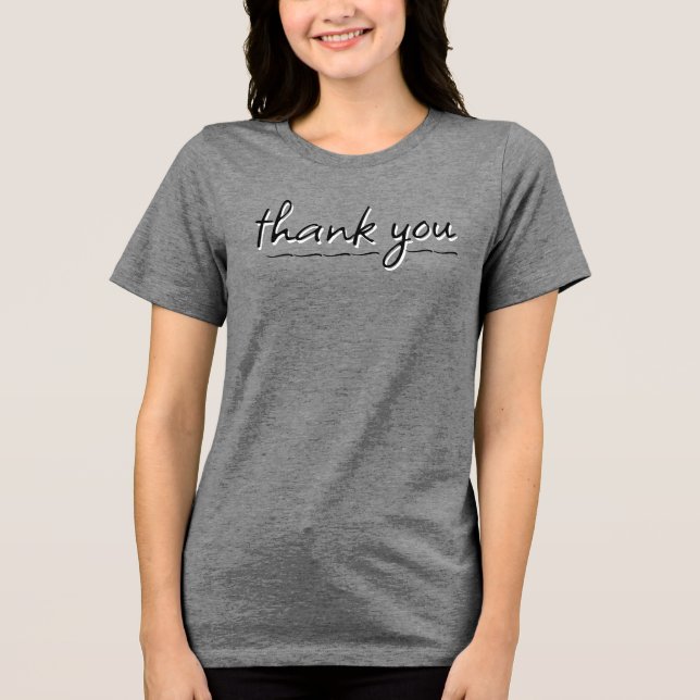 T-shirt En Tri-matière Merci (Recto)