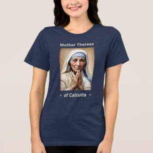 T-shirt En Tri-matière Mère Teresa Roman Catholique Don de Dévotion