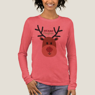T-shirt En Tri-matière Merry Christmas Reindeer
