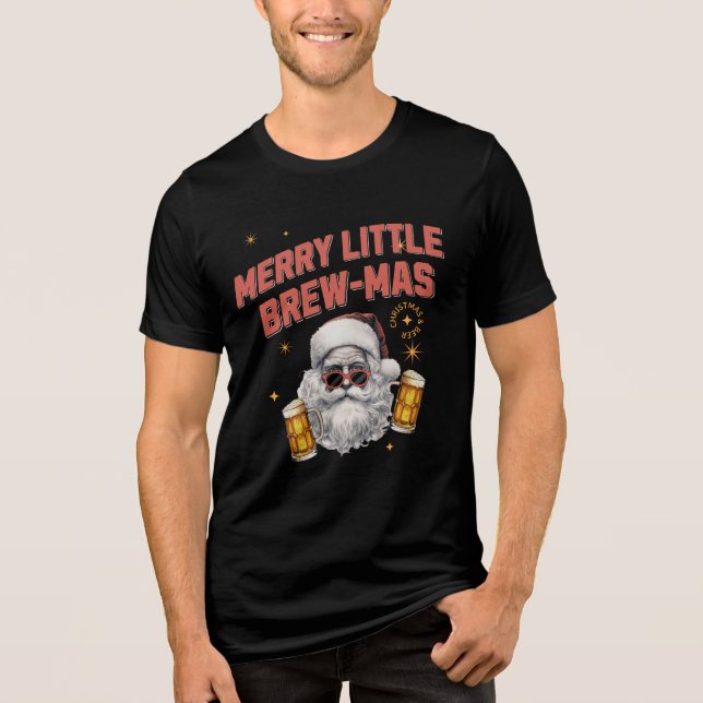 T-shirt En Tri-matière Merry Little Brew-mas (Recto)