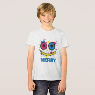 T-shirt En Tri-matière Merry Pop: Colorful & Playful Modern Art Christmas