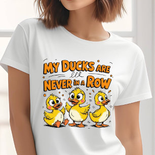 T-shirt En Tri-matière Mes Canards Ne Sont Jamais En Rangée
