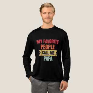 T-shirt En Tri-matière Mes personnes préférées m'appellent PAPA pour gran