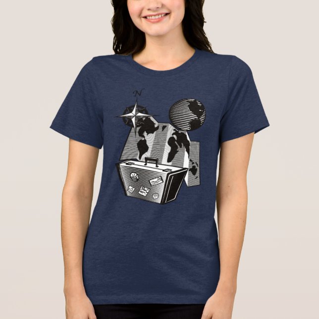 T-shirt En Tri-matière Mes voyages  (Recto)