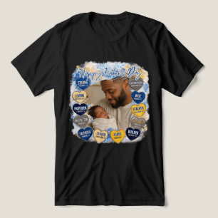 T-shirt En Tri-matière Message du cœur pour la fête des pères