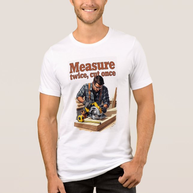T-shirt En Tri-matière Mesure Deux Fois - Chemise (Recto)