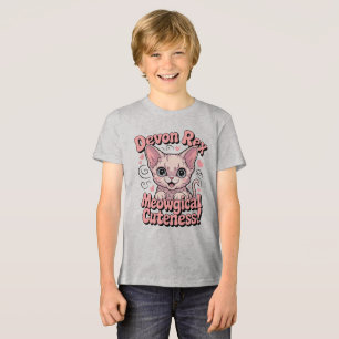 T-shirt En Tri-matière Métrophilie - Kawaii Devon Rex Cat