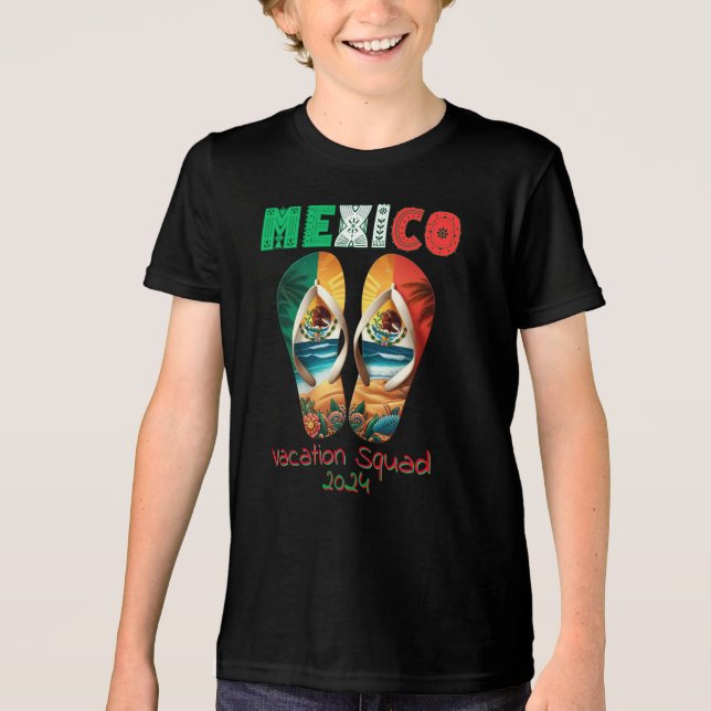 T-shirt En Tri-matière Mexique Flip Flop Vacances Tropical Getaway Design (Recto)