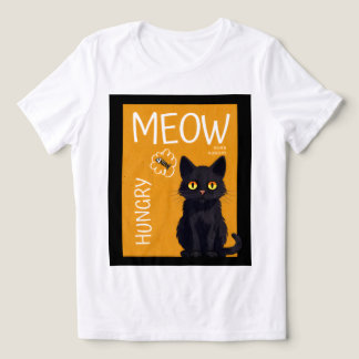 T-shirt En Tri-matière Miau Affamé – Né Affamé