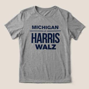 T-shirt En Tri-matière Michigan pour Harris Walz