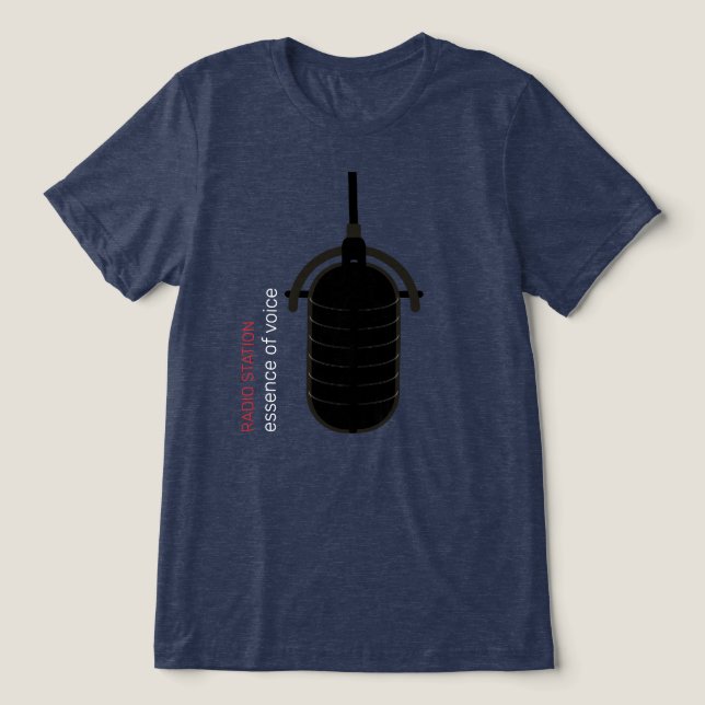 T-shirt En Tri-matière Microphone (Design Recto)