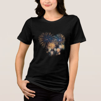 T-shirt En Tri-matière Midnight Spark: Fireworks 2026 Long Sleeve Tee