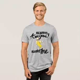 T-shirt En Tri-matière Mignon Chic de Dessin Animé Toujours Génial Toujou