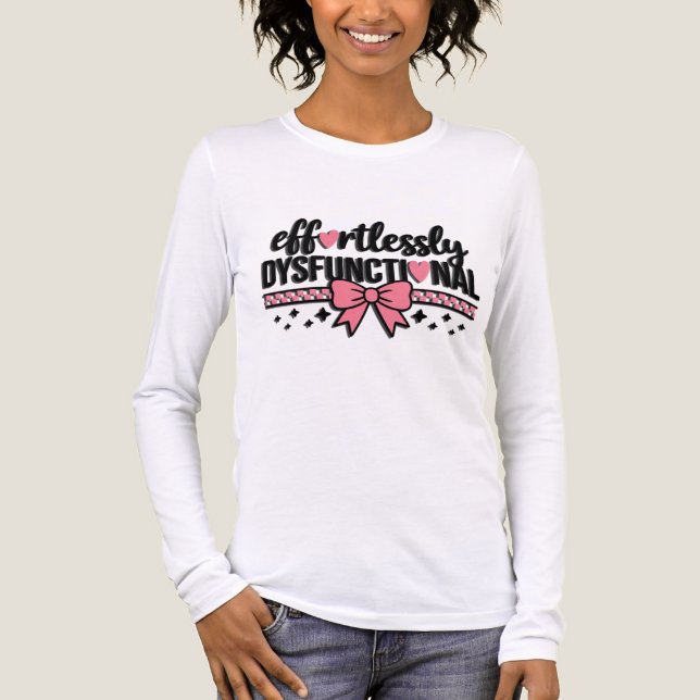 T-shirt En Tri-matière Mignon/Fun Effortément Dysfonctionnel (Recto)