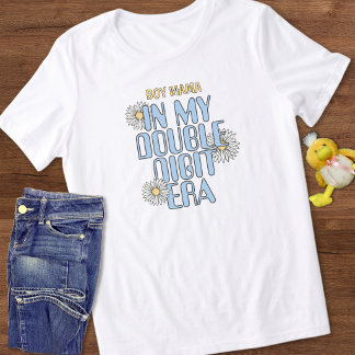 T-shirt En Tri-matière Mignon Rétro Dans Mon Ère À Deux Chiffres Maman Et