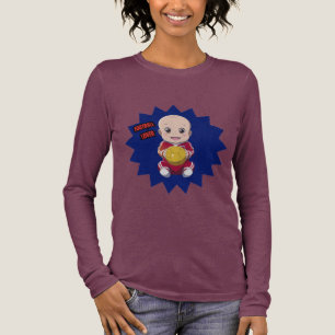 T-shirt En Tri-matière Mignonne bébé en tenue de footballeur