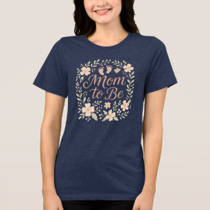 T-shirt En Tri-matière Mignonne Maman sera Maternité Chemise Stylish & So