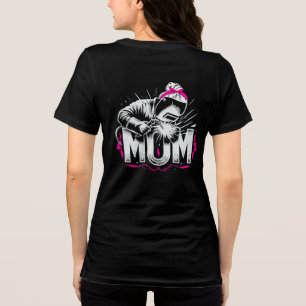 T-shirt En Tri-matière Mignonne Mère Rose Galeuse Frapper Un Arc Femmes