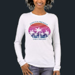 T-shirt En Tri-matière Mignonne Tropical Beach Girls Trip Long Manches Fe<br><div class="desc">Cool assorti aux t-shirts à manches longues pour femmes de vacances en famille à porter sur une croisière sur l'île. Doté de beaux palmiers face à un joli coucher de soleil de plage rose. Tee - shirts personnalisés parfaits pour vos filles voyage à la mer.</div>