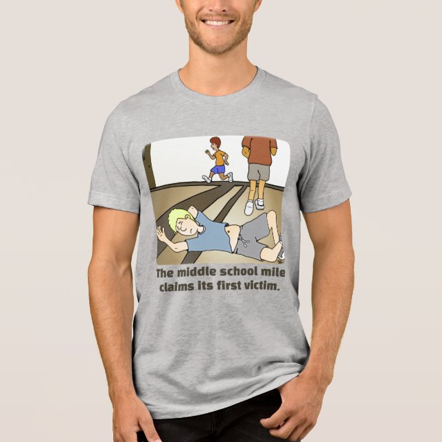 T-shirt En Tri-matière Mile Grey (Recto)