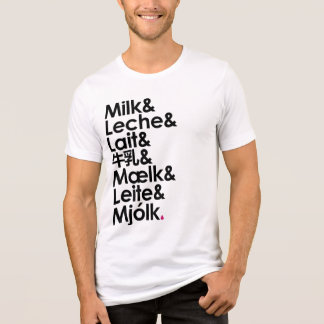 T-shirt En Tri-matière Milk Is Our Love Language (White)