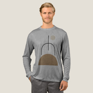 T-shirt En Tri-matière Mini-formes Artwork Hommes Tri-mixant Chemise