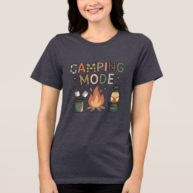 T-shirt En Tri-matière Mode camping  (Recto)