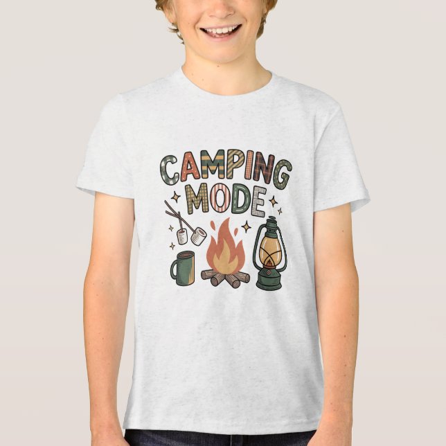 T-shirt En Tri-matière Mode Camping (Recto)