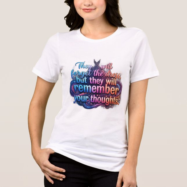 T-shirt En Tri-matière Mode Féminine (Recto)