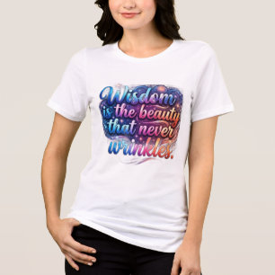 T-shirt En Tri-matière Mode Féminine