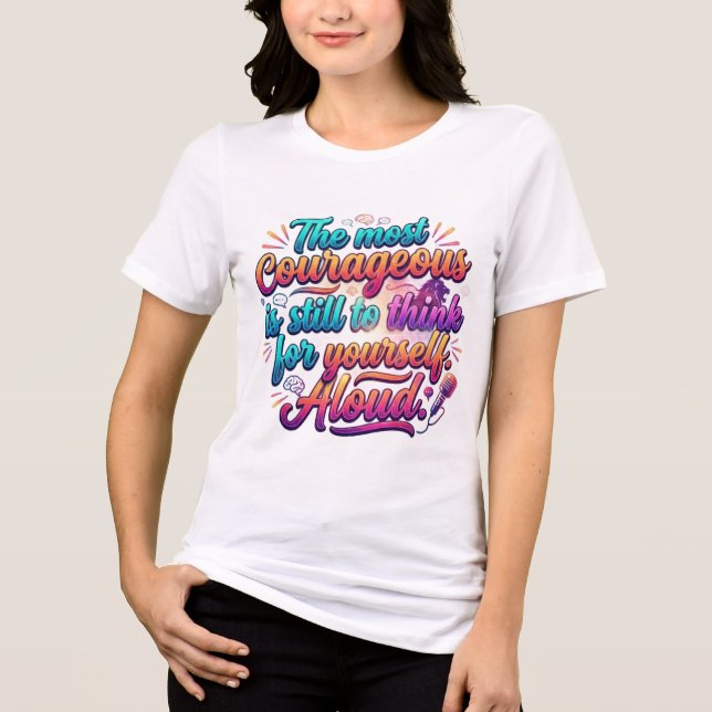 T-shirt En Tri-matière Mode Féminine (Recto)