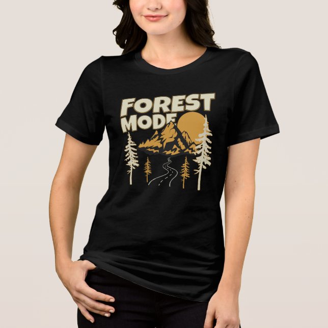 T-shirt En Tri-matière mode forêt CD (Recto)