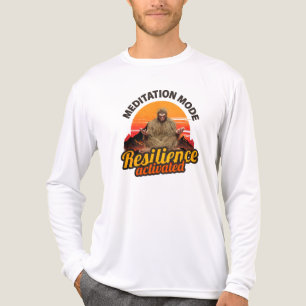 T-shirt En Tri-matière Mode Méditation Résilience Activée Art Bigfoot