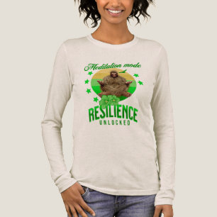 T-shirt En Tri-matière Mode Méditation : Résilience Débloquée Drôle Bigfo
