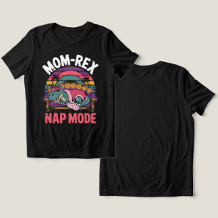 T-shirt En Tri-matière Mode Nap Maman-Rex - Drôle Dinosaure Dinosaure Mèr